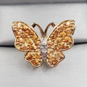Butterfly Citrine Ring